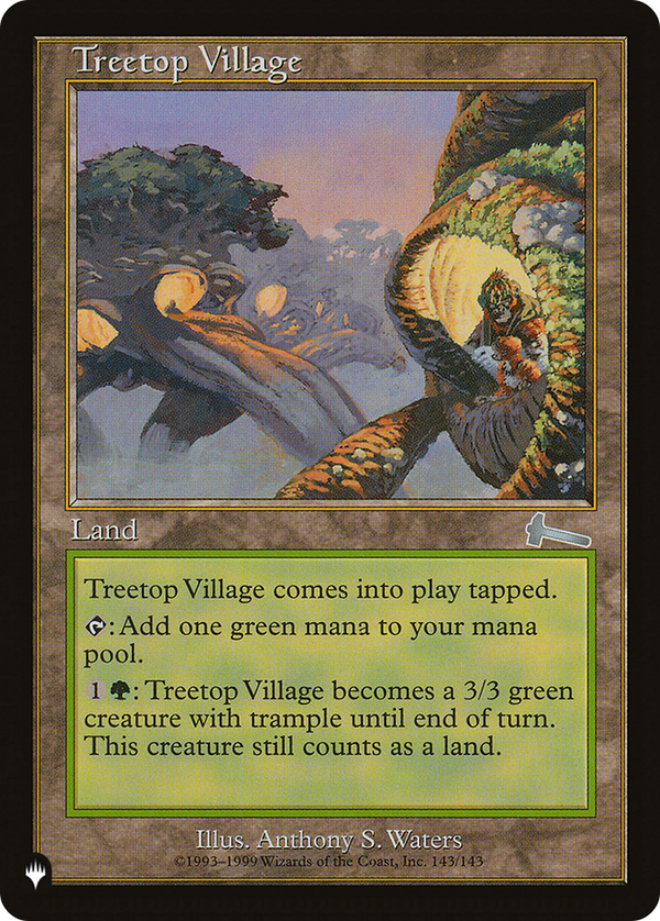 Treetop Village (LIST-ULG-143) - The List