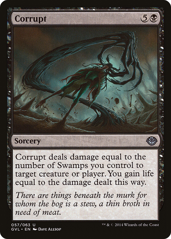 Corrupt (GVL) (DD3-057) - Duel Decks Anthology: Garruk vs. Liliana
