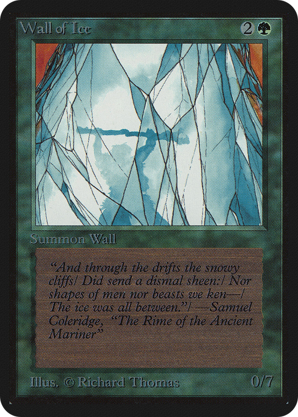 Wall of Ice (LEA-) - Limited Edition Alpha