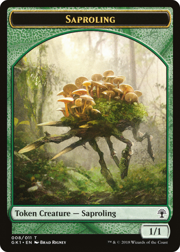 Saproling // Elf Knight (TGK1-008) - GRN Guild Kit Tokens