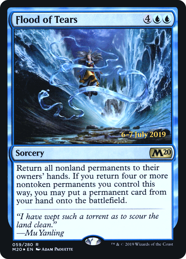 Flood of Tears (PRE-59S) - Core Set 2020 Promos Foil