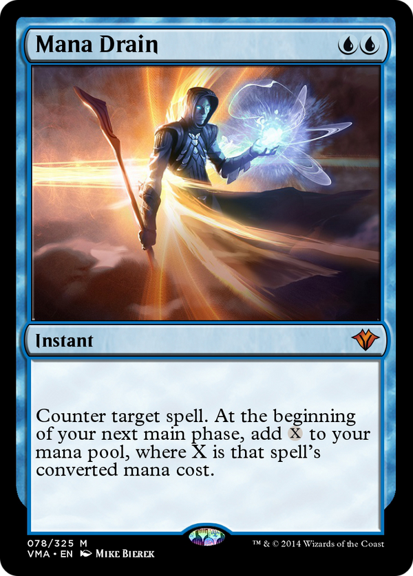 Mana Drain (VMA-078) - Vintage Masters Foil
