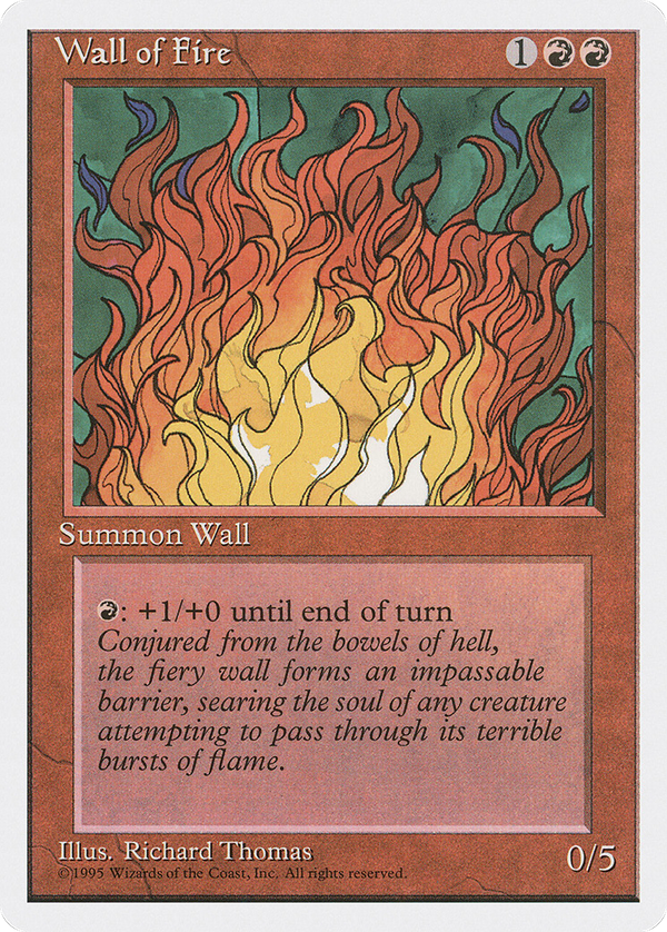 Wall of Fire (4ED-) - Fourth Edition