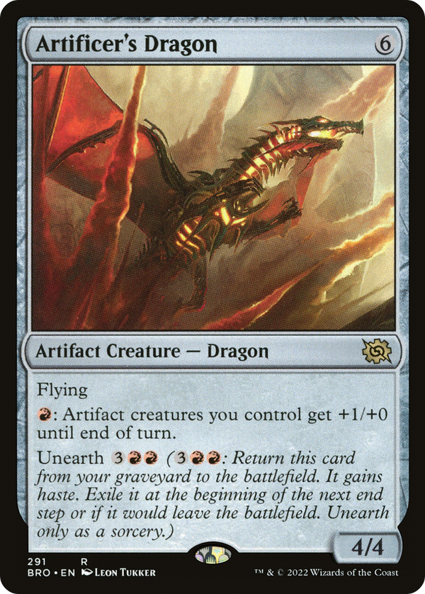 Artificer's Dragon (BRO-291) - The Brothers' War Foil
