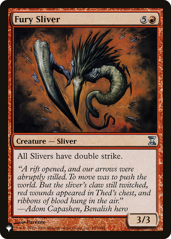 Fury Sliver (LIST-TSP-157) - The List