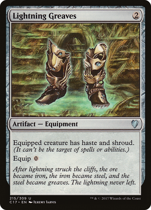 Lightning Greaves (C17-215) - Commander 2017