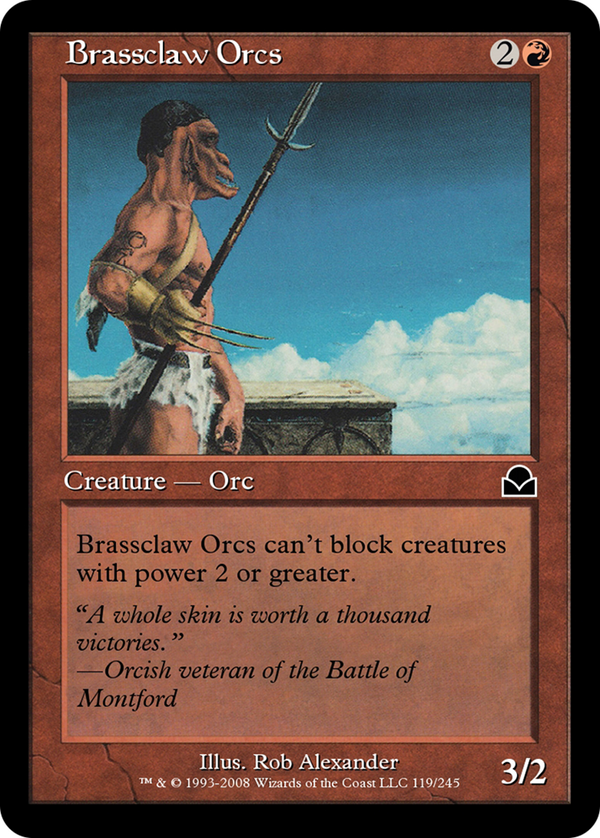 Brassclaw Orcs (ME2-119) - Masters Edition II