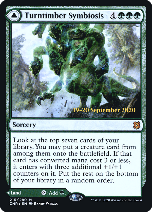 Turntimber Symbiosis (PRE-215S) - Zendikar Rising Promos Foil