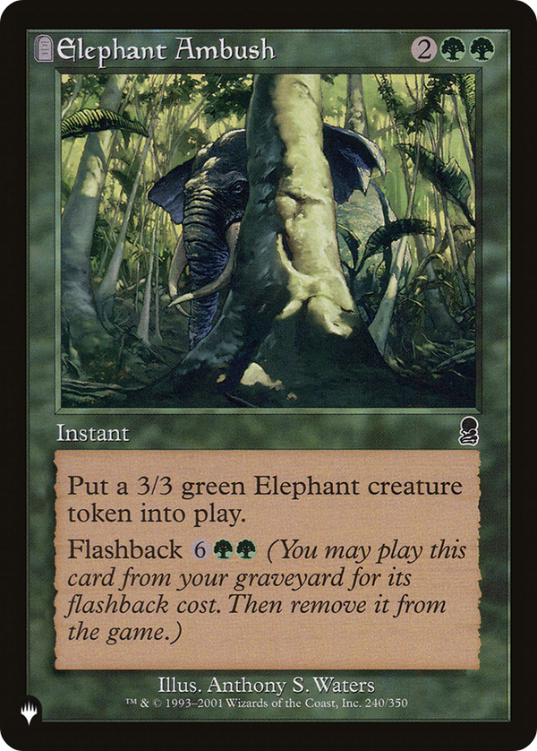 Elephant Ambush (LIST-ODY-240) - The List: (tombstone)