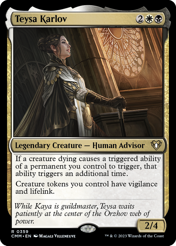 Teysa Karlov (CMM-359) - Commander Masters Foil