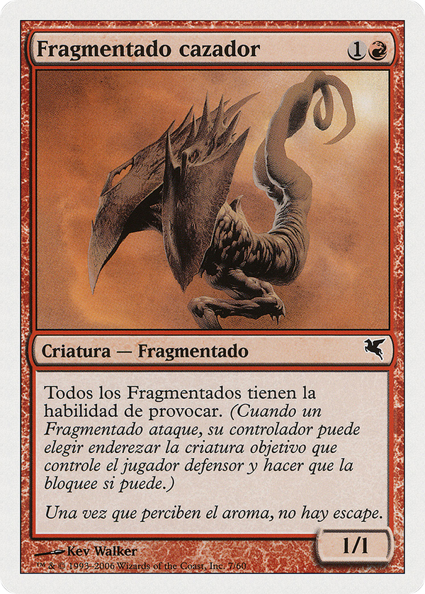 Hunter Sliver (Spanish) - "Fragmentado cazador" (PSAL-0D7) - Salvat 2005