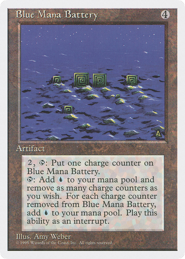 Blue Mana Battery (4ED-) - Fourth Edition