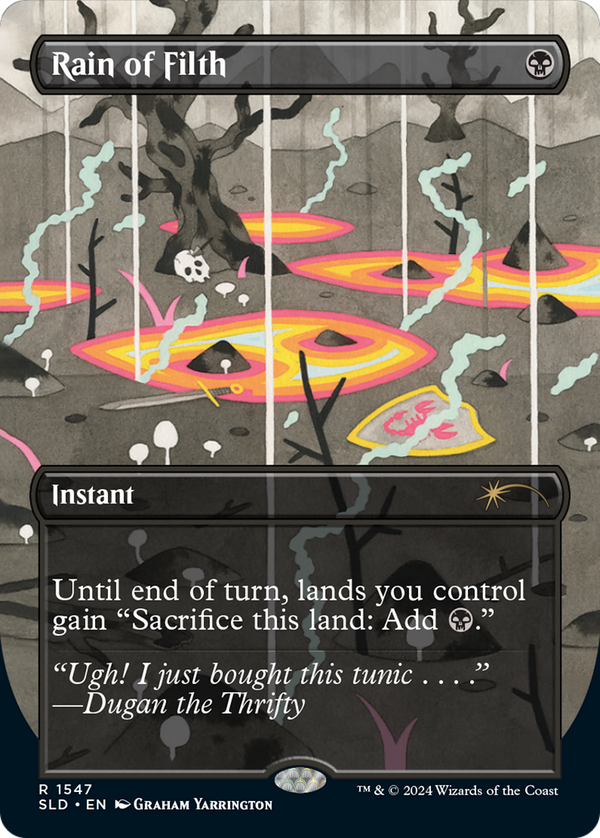 Rain of Filth (SLD-1547) - Secret Lair Drop (Borderless)