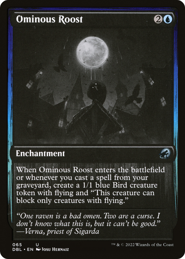 Ominous Roost (DBL-065) - Innistrad: Double Feature Foil