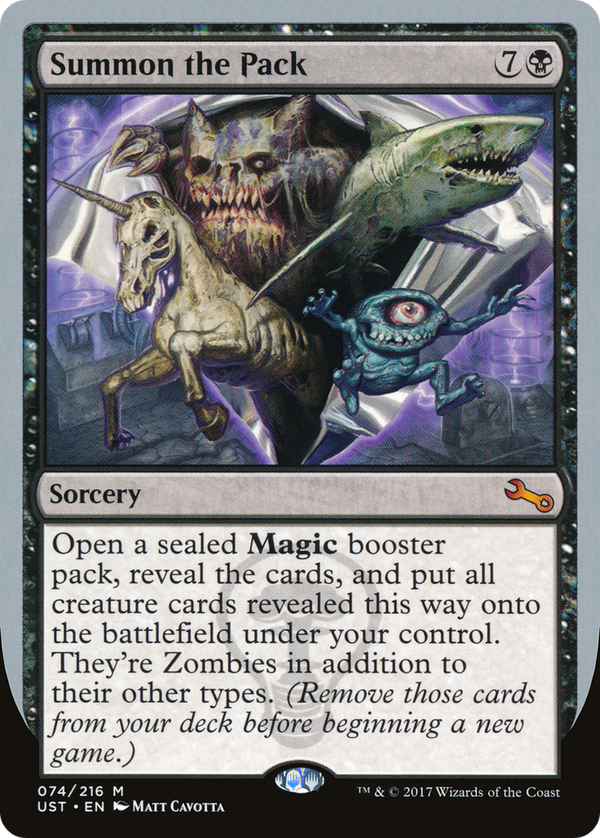 Summon the Pack (UST-074) - Unstable Foil