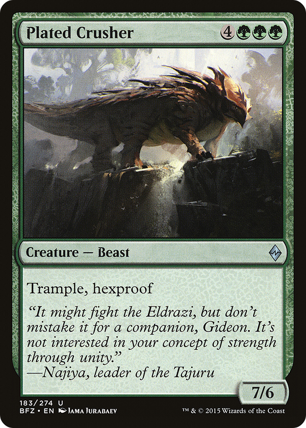 Plated Crusher (BFZ-183) - Battle for Zendikar