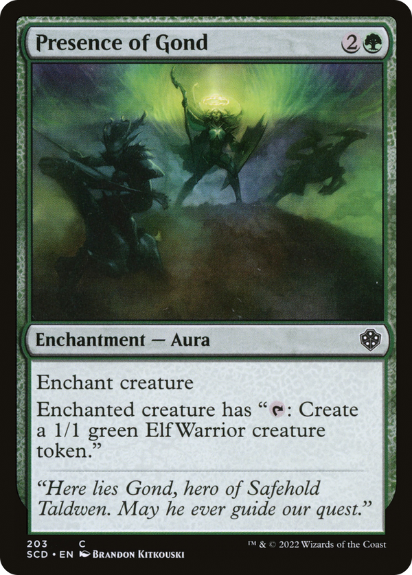 Presence of Gond (SCD-203) - Starter Commander Decks