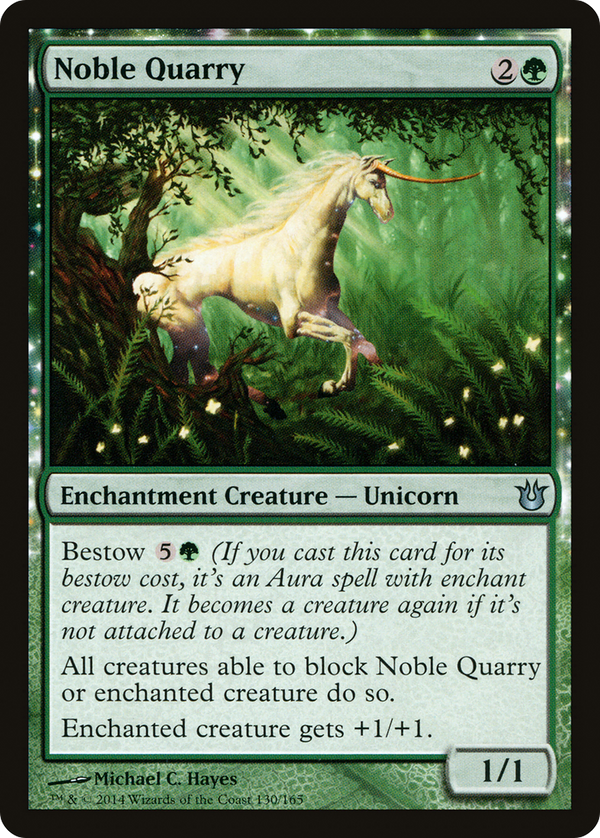 Noble Quarry (BNG-130) - Born of the Gods: (enchantment) Foil