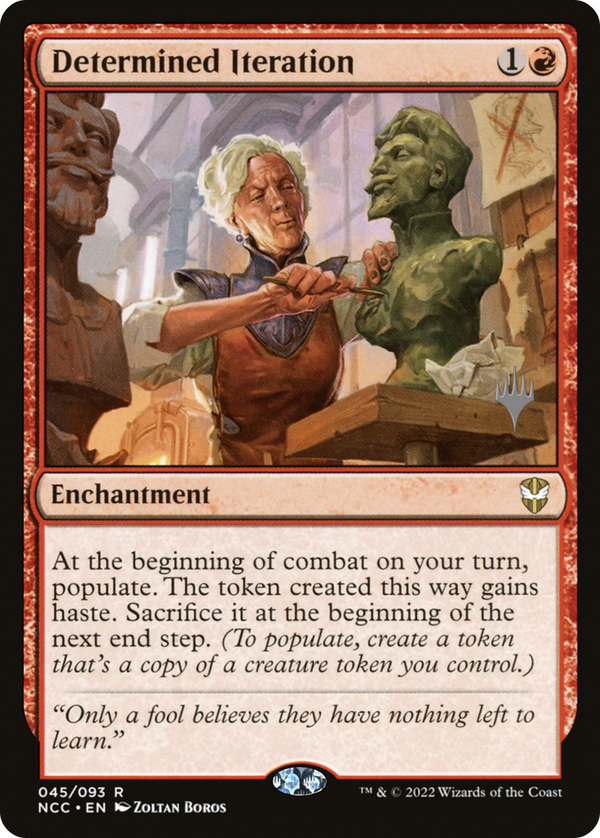 Determined Iteration (PPSNC-045) - New Capenna Commander Promos Foil