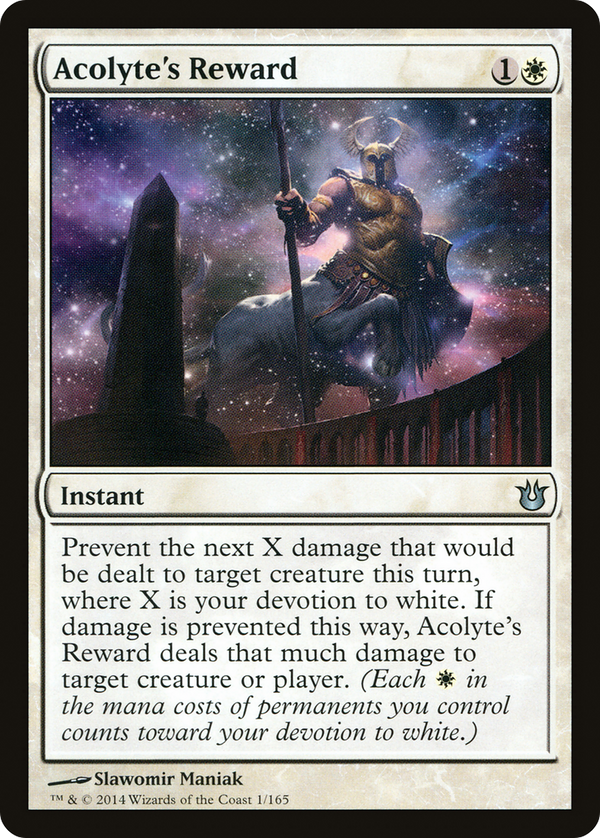 Acolyte's Reward (BNG-001) - Born of the Gods