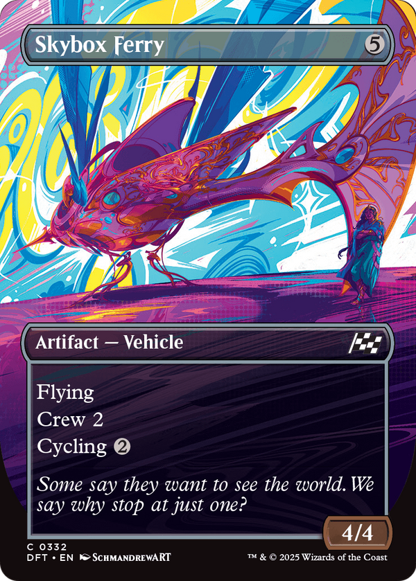 Skybox Ferry (Borderless) (DFT-332) - Aetherdrift Foil