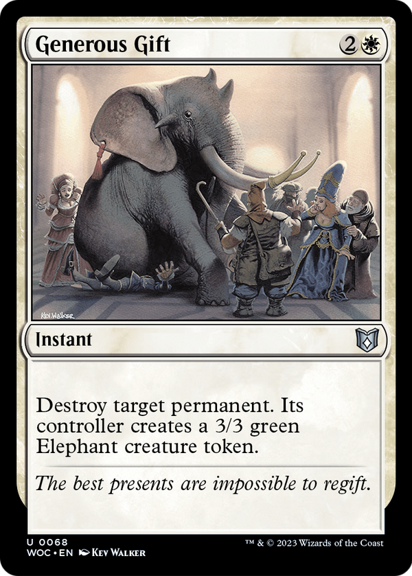 Generous Gift (WOC-068) - Wilds of Eldraine Commander