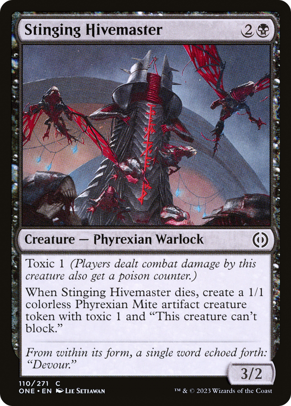 Stinging Hivemaster (ONE-110) - Phyrexia: All Will Be One