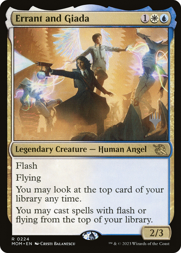 Errant and Giada (PPMOM-224) - March of the Machine Promos Foil