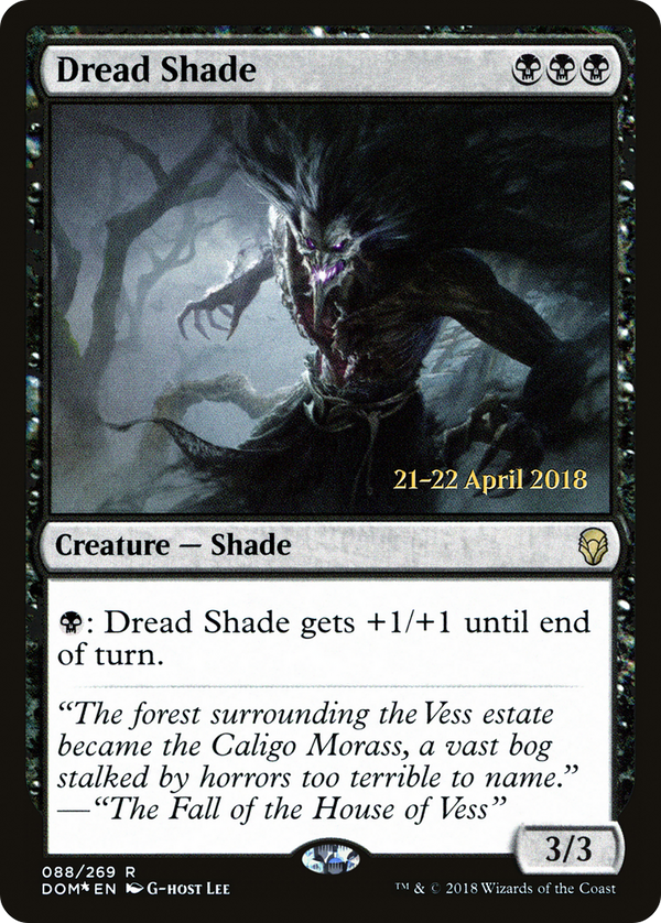 Dread Shade (PRE-88S) - Dominaria Promos Foil