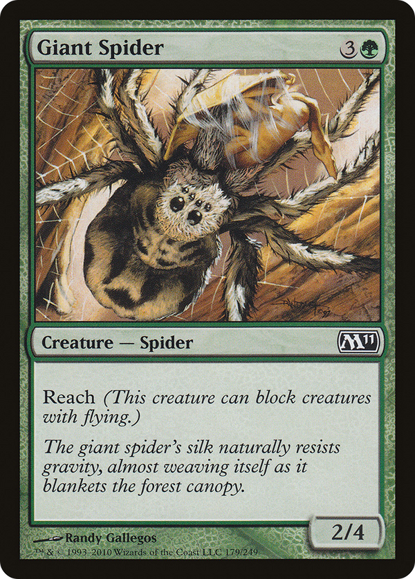 Giant Spider (M11-179) - Magic 2011 Foil