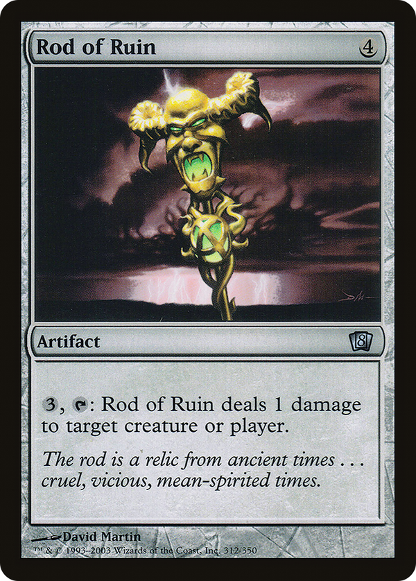 Rod of Ruin (8ED-312) - 8th Edition Foil