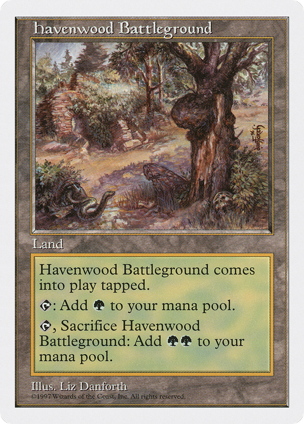 Havenwood Battleground (5ED-) - Fifth Edition