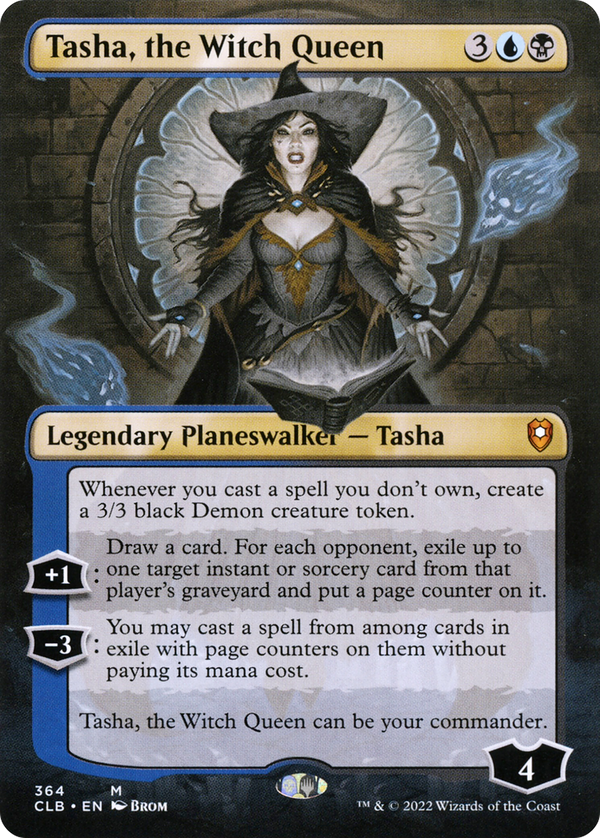 Tasha, the Witch Queen (Borderless) (CLB-364) - Commander Legends: Battle for Baldur's Gate Foil