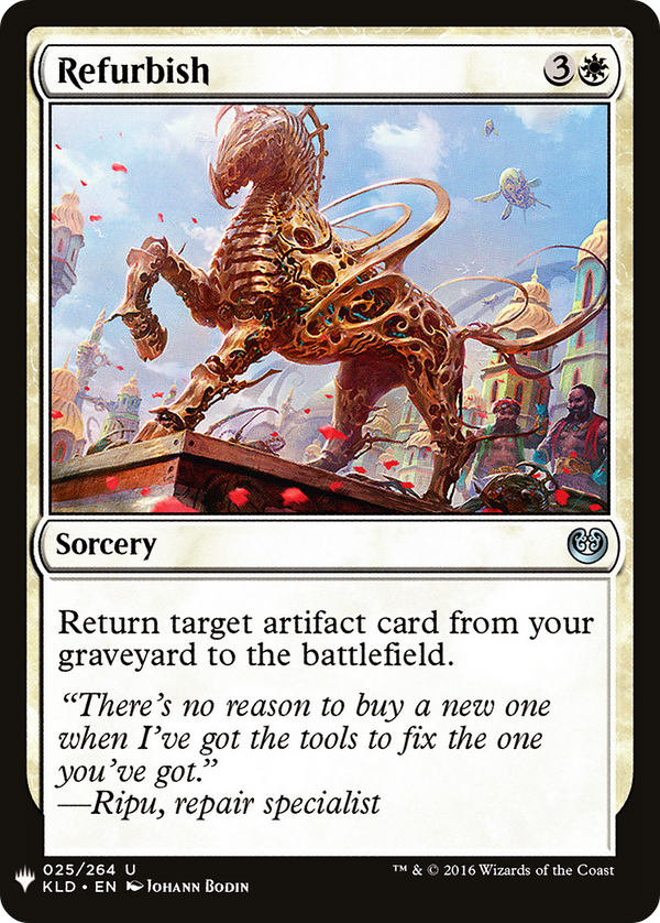 Refurbish (LIST-KLD-25) - The List