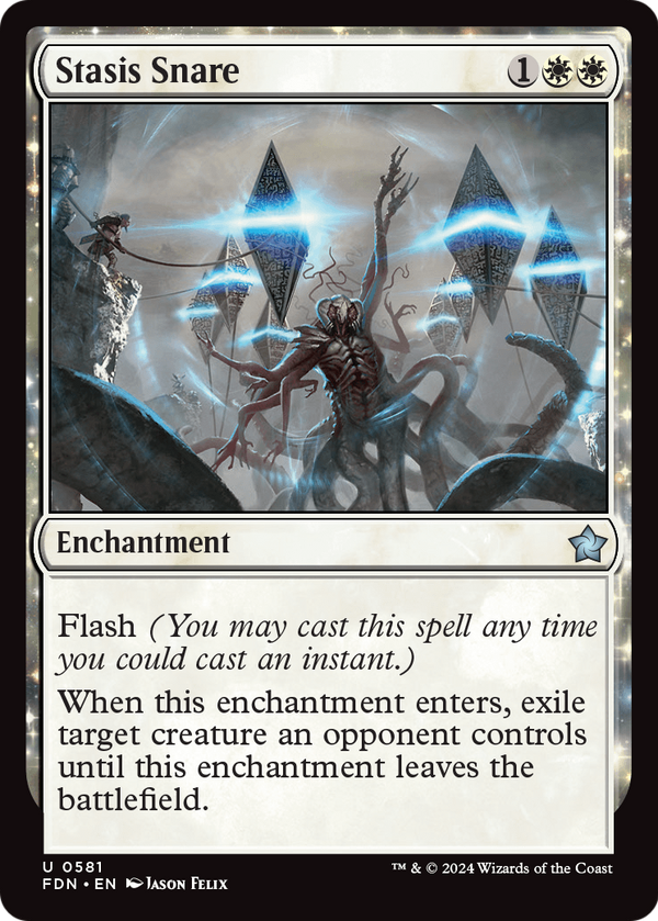 Stasis Snare (FDN-581) - Foundations: (enchantment)