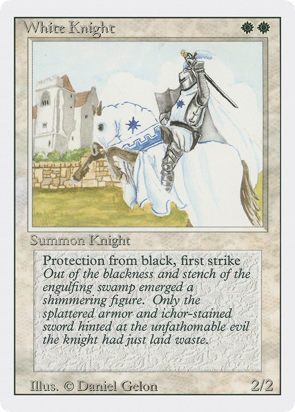 White Knight (3ED-) - Revised Edition