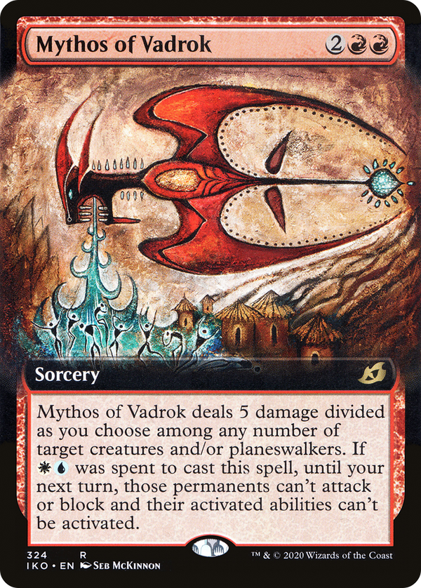 Mythos of Vadrok (Extended Art) (IKO-324) - Ikoria: Lair of Behemoths: (Extended Art)