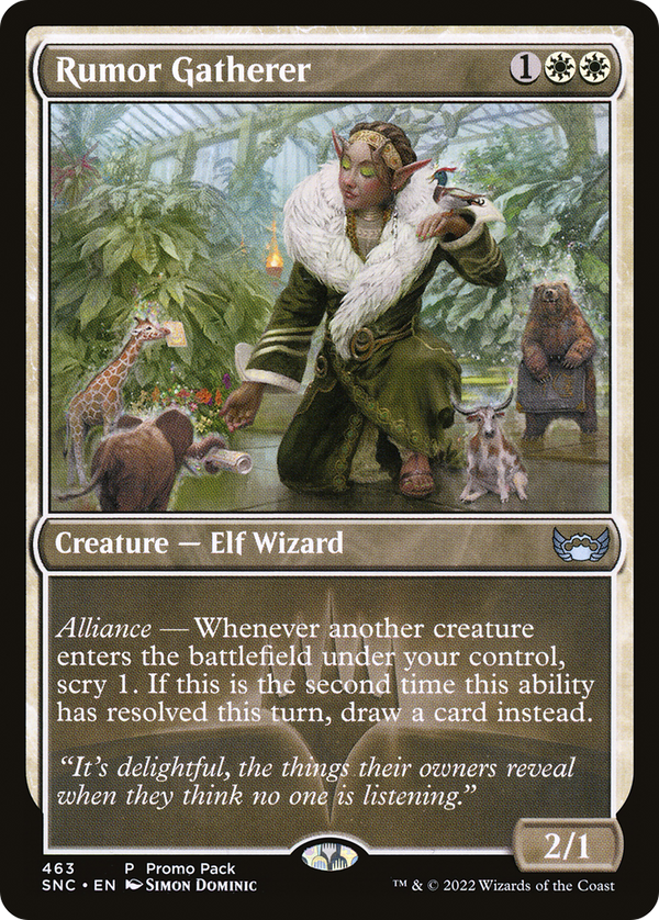 Rumor Gatherer (PPSNC-463) - Streets of New Capenna Foil
