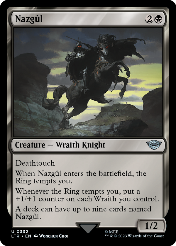 Nazgul (0332) (LTR-332) - The Lord of the Rings: Tales of Middle-earth Foil
