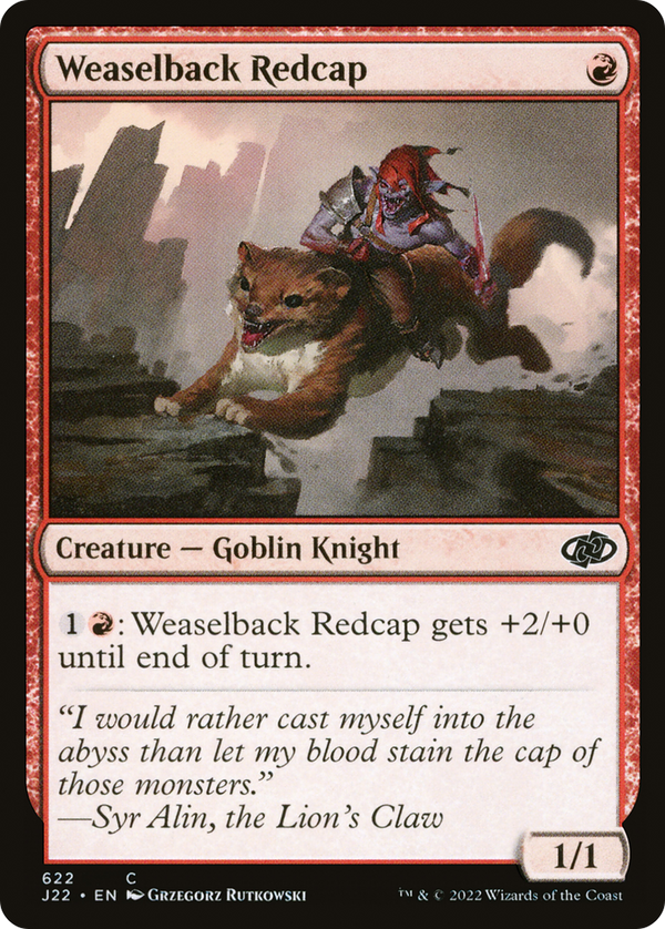 Weaselback Redcap (J22-622) - Jumpstart 2022