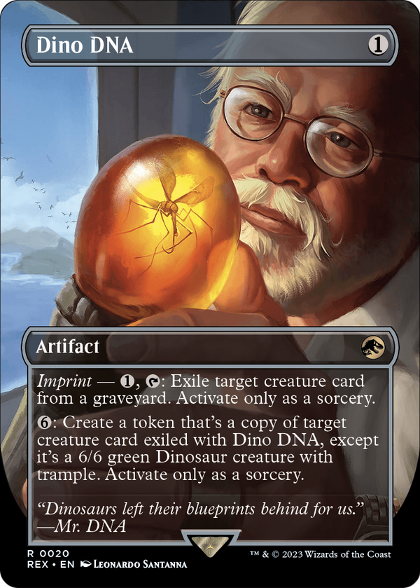 Dino DNA (Borderless) (REX-020) - Jurassic World Collection