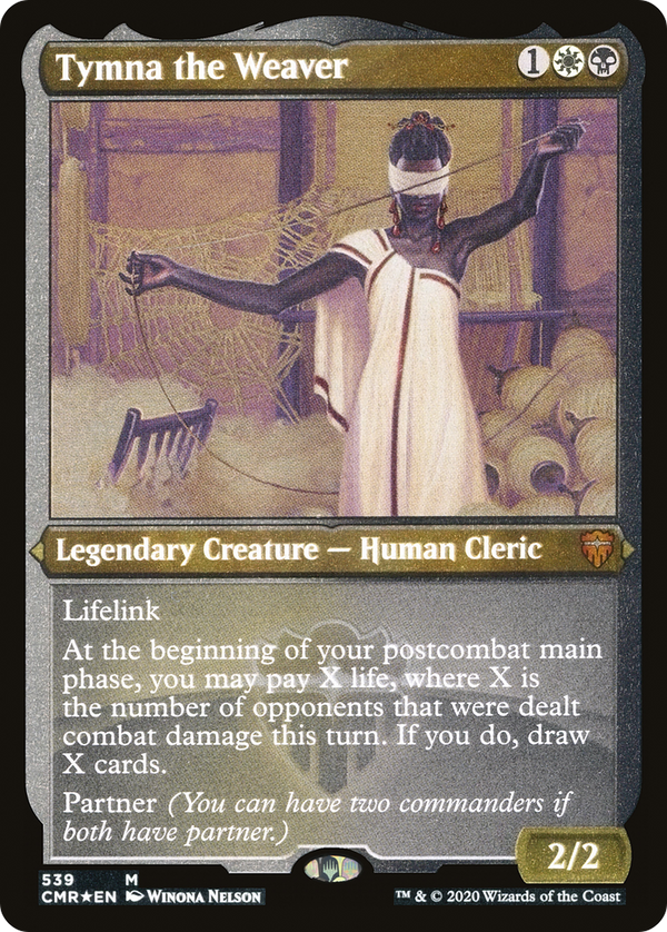 Tymna the Weaver (Foil Etched) (CMR-539) - Commander Legends Foil