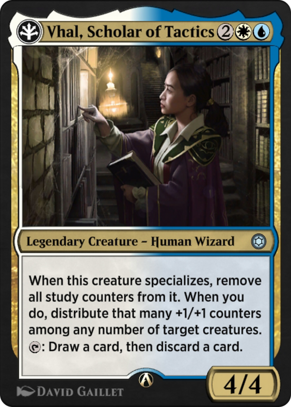 Vhal, Scholar of Tactics (HBG-08W) - Alchemy Horizons: Baldur's Gate