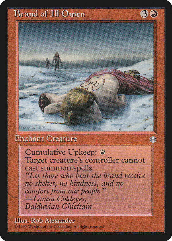 Brand of Ill Omen (ICE-) - Ice Age