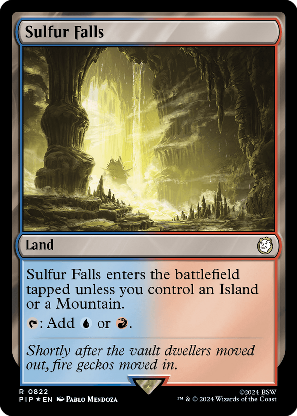 Sulfur Falls (Surge Foil) (PIP-822) - Fallout Foil