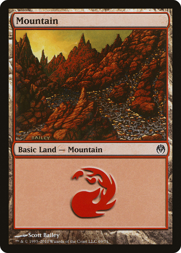 Mountain (69) (DDE-069) - Duel Decks: Phyrexia vs. the Coalition