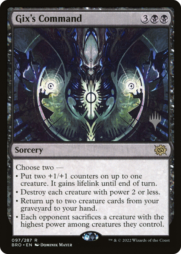 Gix's Command (PPBRO-097) - The Brothers' War Promos