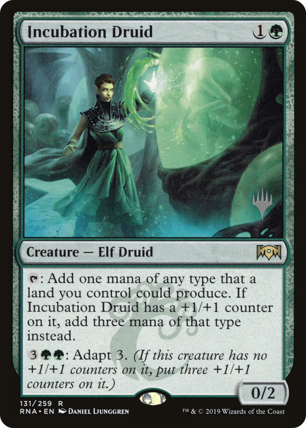 Incubation Druid (PPM20-131) - Ravnica Allegiance Promos Foil