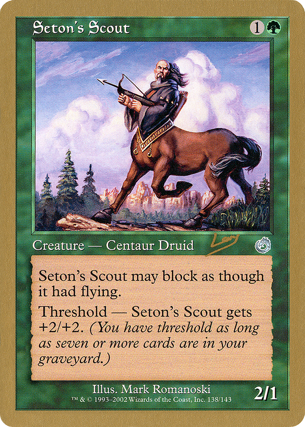 Seton's Scout - 2002 Raphael Levy (TOR) (WCD-RL138) - World Championship Decks 2002
