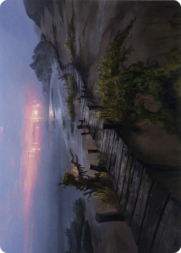 Deserted Beach // Deserted Beach (AMID-071) - Midnight Hunt Art Series (Borderless) Foil